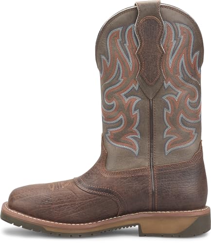 DOUBLE-H Men’s Ironhide 12” Waterproof Wide Square Toe Roper Boots3