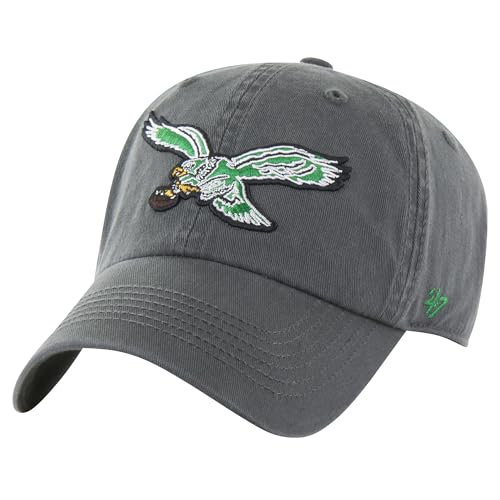 47 Men's Charcoal Philadelphia Eagles Classic Franchise Fitted Hat