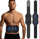 WZREZ FDA Cleared ABS Stimulator Muscle Toner, Ab Machine, Fitness Workout Equipment for Women and Men (Black Blue)
