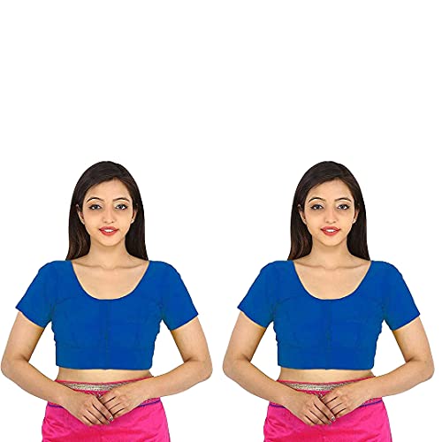 Image of Namita Women's Rubia Cotton Solid Half Sleeve Blouse
