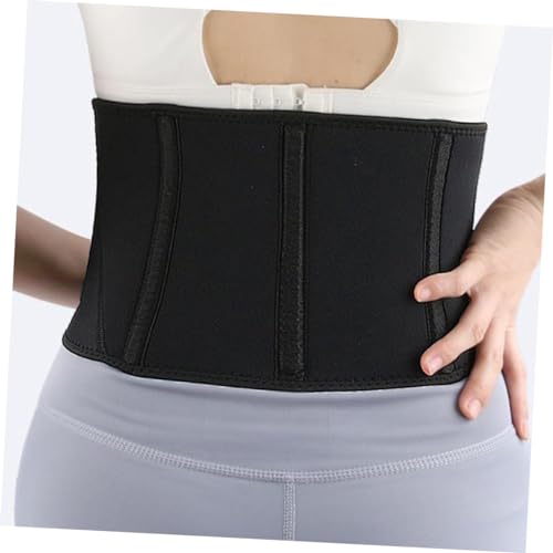 Faja abdominal soporte entrenamiento negra miniatura 7
