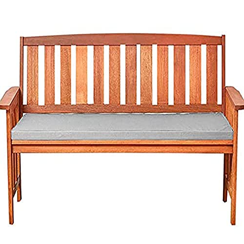 MMYing Funda de cojín extraíble lavable con cremallera, 100 x 30 x 5 cm, antideslizante, impermeable, para muebles de hogar (gris, 100 x 30 x 5 cm) Cover