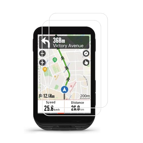 Walieoka Screen Protector Compatible with iGS800 Bike Computer,9H Hardness Tempered Glass Protective Film,Scratch Resistant Anti-Fingerprint [2 Pack]