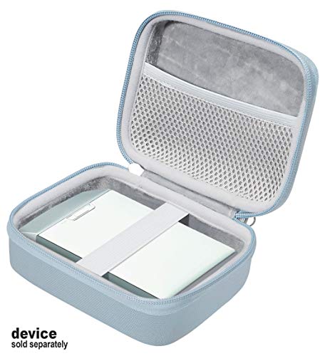 Protective Case for Fujifilm INSTAX Share SP-2 Smart Phone Printer by WGear, Mesh Pocket for Cable and Printing Paper (Sky Blue) - Thumbnail 3