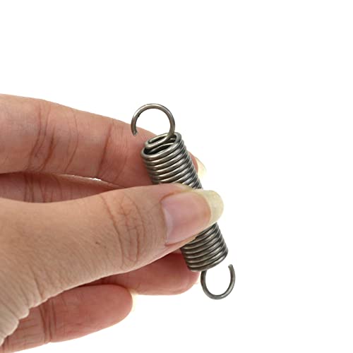 Image of Mcredy Extension Springs 2Inch, Stainless Steel with Dual Hook End, 2Pcs | High-Strength, High Load-Bearing Capacity, for Hobby Crafting DIY Home Repair