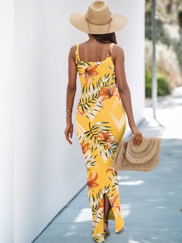 Image of HTD Women Summer Sexy Maxi Bodycon Long Dress Casual Slip Dresses