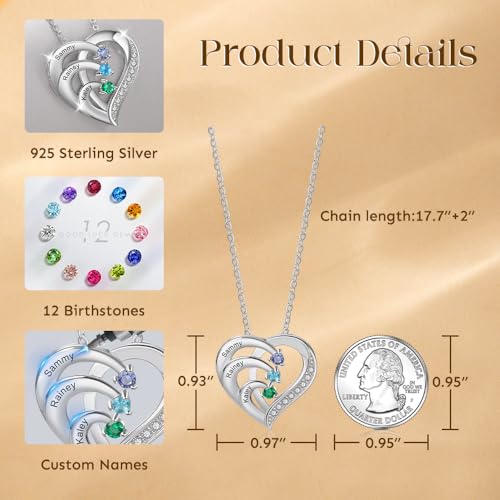 Collier pierre de naissance personnalisé : un bijou unique sans risque d'allergie - 3