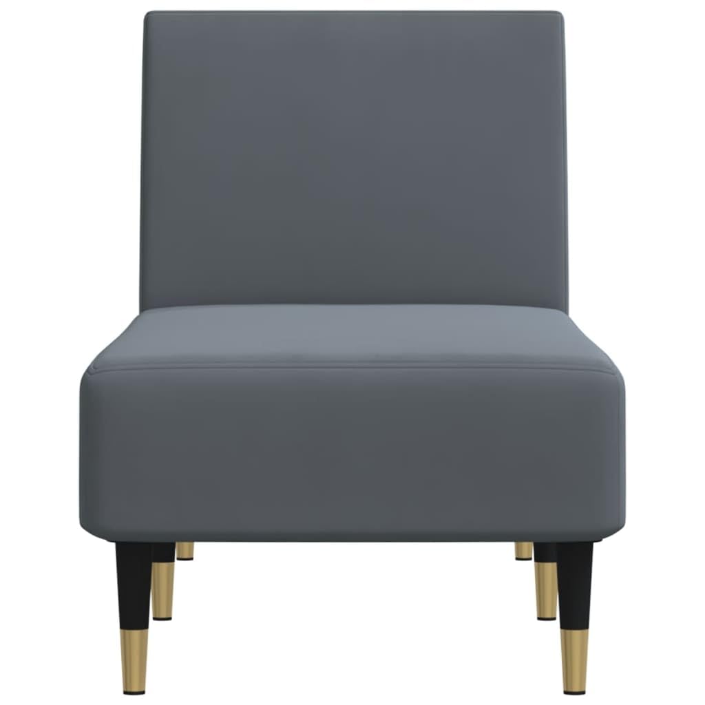 Chaise Longue in Velluto Grigio Scuro,Chaise Longue,Chaise Longue Camera da Letto,Chaise Longue Salotto-352803