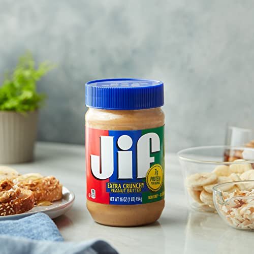 Jif Extra Crunchy Peanut Butter, 16 Ounces #TOP4