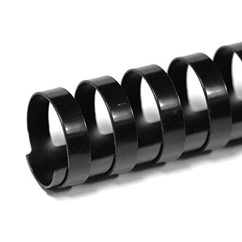 La Mejor review de Encuadernadora canutillo tabla con los diez mejores. 35 3/10,2 cm Negro Canutillos para encuadernación (20 mm) QTY 100