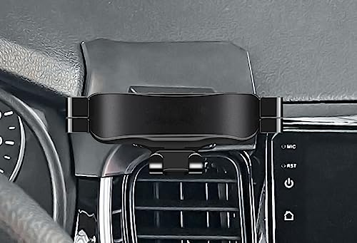 Car Phone Holder for KIA Pegas 2017-2023, Adjustable Car Phone Mount 360° Flexible Rotation, Car Mobile Phone Holder Anti-Slip Shockproof, Car Accessories,A Black