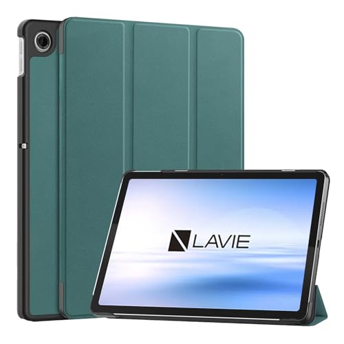 For NEC LAVIE Tab T10 (T1055/KAS, TAB10/F03) �p �P�[�X �J�o�[�yKONXISA�z�^�u���b�g 10.1�C���` PC-T1055KAS/PC-TAB10F03 �Ή� �P�[�X �I�[�g�X���[�v�@�\�t�� �O�܃X�^���h 
