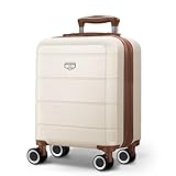 LUGG 15 Inch Jetset Lightweight Travel Cabin Bag Carry On Approved Suitcase ABS Shell Protection...