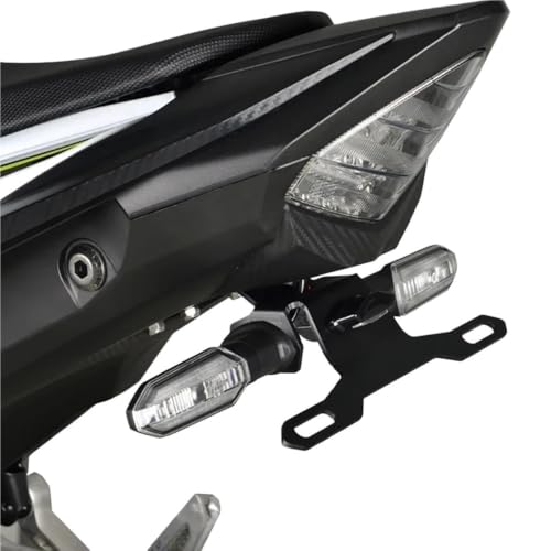 Support plaque moto CBR500R résistant vibrations arrière rangé - 6