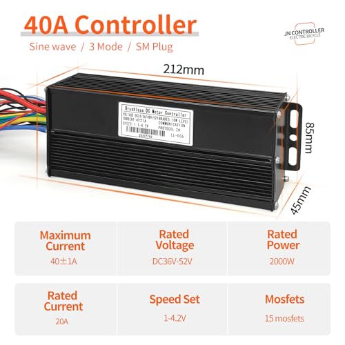 40A Sine Wave Controller with CS866 Display
