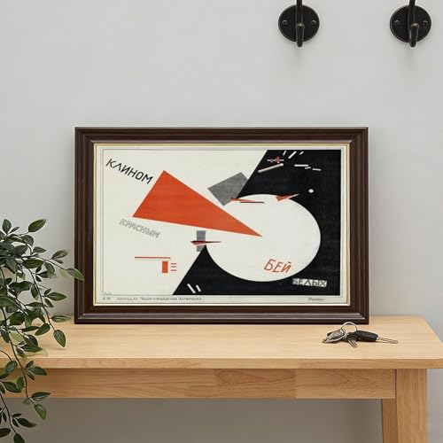 Impression sur toile affiche Union soviétique déco murale rétro avec cadre suspendu