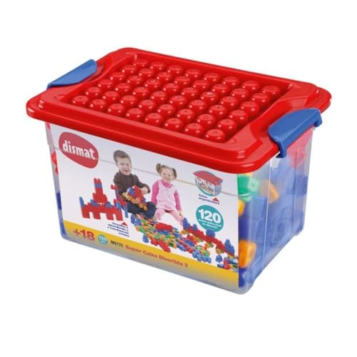 Blocos de Montar Infantil Educativo 120 Peças Blocolândia Dismat