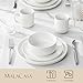 Imagen de MALACASA Vajillas Completas para 4 Personas