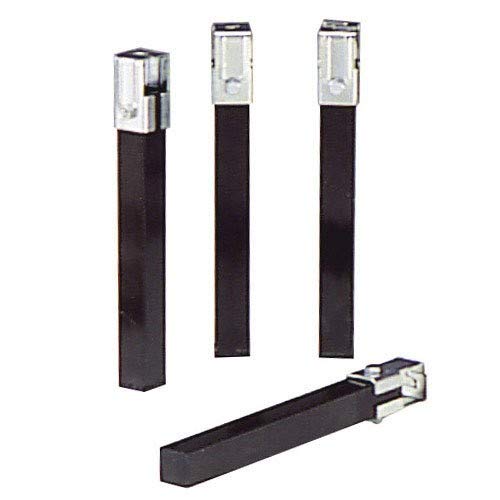 Wolfpack 5110100 - Juego patas somier cuadradas, 28 x 15 x 3.6 cm, 4 unidades