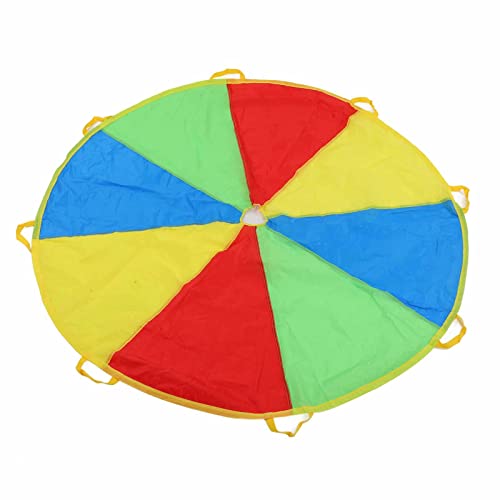 1.8m Jump-sack Rainbow Umbrella Kids Play Parachute Sport Activity Game Accessoire Parachute Kids Play - Image 4