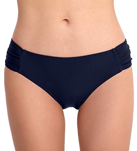 Image of Women's Bathing Suit Bottoms Full Coverage Ruched Bikini Tankini Bottom Swimsuit Brief