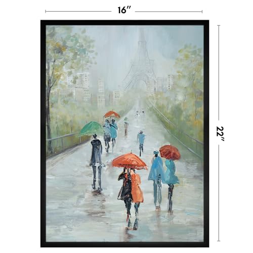 Image of Americanflat 16x22 Picture Frame with Polished Plexiglass - Streamline Collection - Thin Border Picture Frame for Wall Display - Hanging Hardware Included - Black