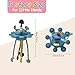 Little Rawr Silicone Baby Sensory Montessori Toys & Pull String Toys for 18 M+, Toddler Birthday Gift Car Seat Airplane Travel for 1 2 Year Old Boy Girl Infant 18 Months Old (Blue)