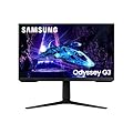 Samsung Monitor Gaming Odyssey G3 (S24DG302), Flat, 24", 1920x1080 (Full HD), VA, 180 Hz, 1 ms, AMD FreeSync, HDMI, Display Port, Ingresso Audio, HAS, Pivot, Flicker Free, Eye Saver Mode