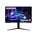Samsung Monitor Gaming Odyssey G3 (S24DG302), Flat, 24", 1920x1080 (Full HD), VA, 180 Hz, 1 ms, AMD FreeSync, HDMI, Display Port, Ingresso Audio, HAS, Pivot, Flicker Free, Eye Saver Mode