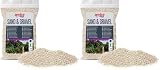 Amtra Cuarzo Blanco Marfil Arena de Acuario de Cuarzo Blanco Fino, Para Agua Dulce o Salada, Granos de 1-3 mm, Cantidad 2 kg (Paquete de 2)