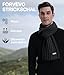 FORVEVO Schal Herren Damen Winter,Warm Strickschal,Weich Winterschal Unisex,Tägliche Aktivitäten,Outdoors,Laufen...