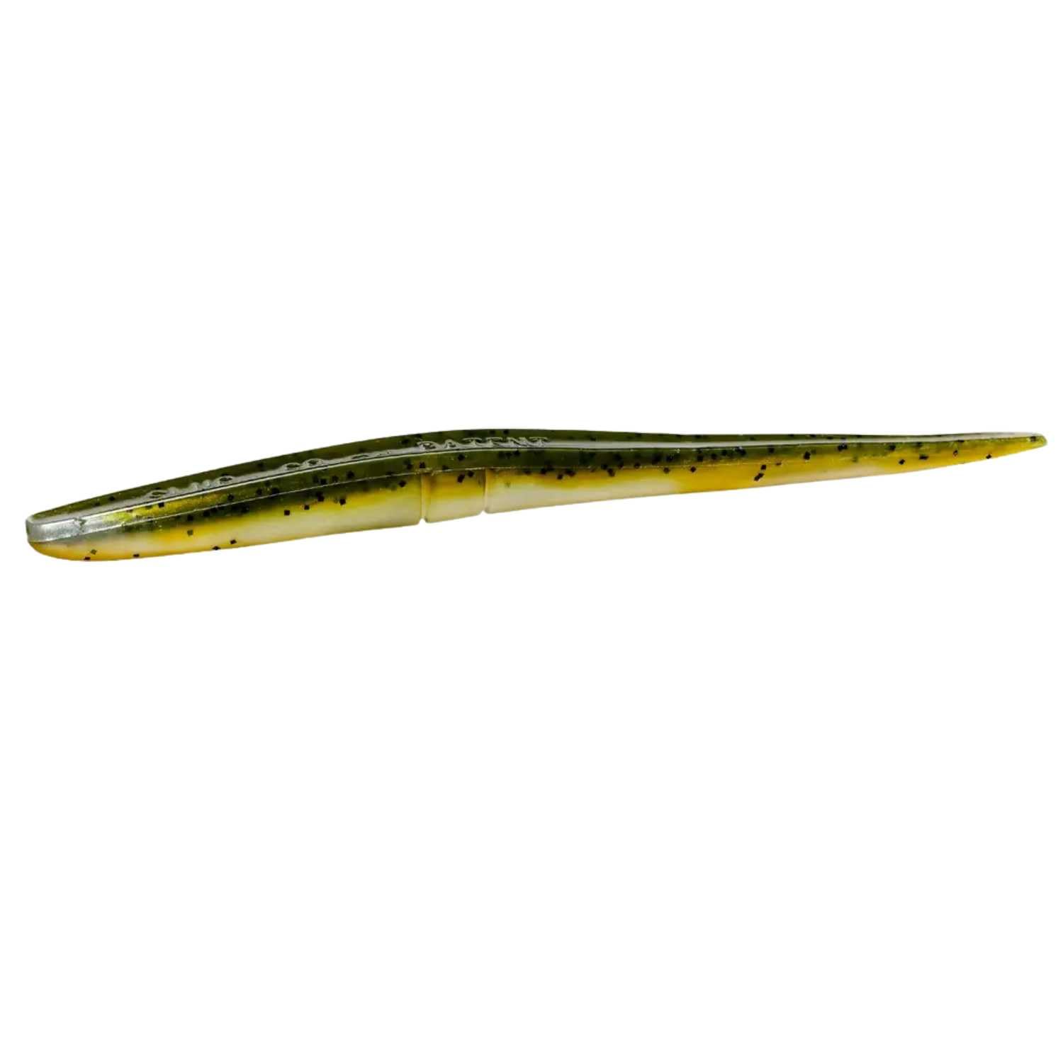 Lunker City Fishing 4.5" Slug-Go Soft Stick Plastic Bait Bass Lure 8 Pack Per Bag, Made in The USA - Moss Shad 121 โ image 1