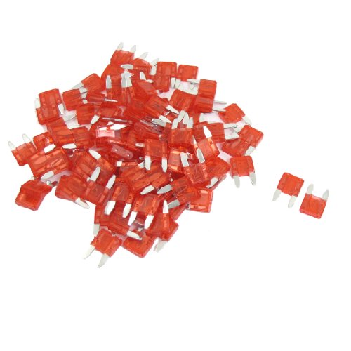Fusibles lame 10A rouge voiture auto véhicule lot de 100 pièces rechange