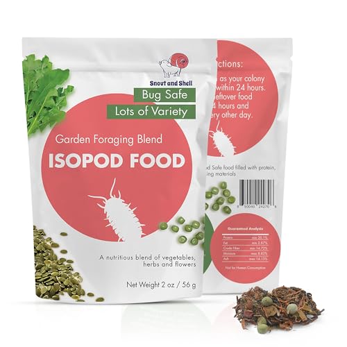 Snout and Shell Garden Foraging Isopod Food Natural Blend