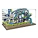 Produktbild TRUSTFAR Acryl staubdichte Vitrine entworfen für LE-GO 60421 Robot World Achterbahn Vergnügungspark Modell, transparente Box, Displaybox kompatibel mit Le-go 60421 (kein Modell) (Holzsockel)