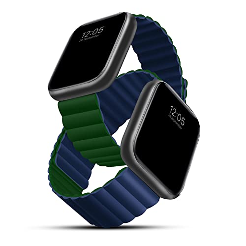 Image of GRIPP Reverser Premium Silicone Magnetic Watch Strap for 40mm /41mm /42mm, Watch Series 11 /10 /9 /8 /7 /6 /5 /4 /3 /2 /1, SE 3 /2 /1, Slim, Lightweight, Adjustable (Watch Not Included)