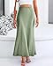 BTFBM Womens Spring Skirts 2026 Business Casual Clothes High Waisted Cocktail Party Wedding Guest Mermaid Maxi Skirt(Light Green, Medium)