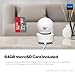 YoLink Uno 2.4G WiF Wireless Home Security Camera Indoor, for Baby and Pet Monitor, 1080p Dog Camera with Phone App, Night Vision B/W, 2-Way Audio, 64G SD Card Included, 360°