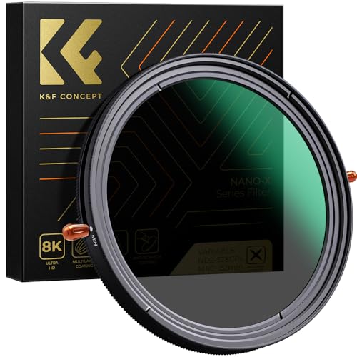 Image of K&F Concept Variable Fader ND2-ND32 ND Filter and CPL Circular Polarizing Filter 2 in 1 NO X Spot Aluminium Alloy Frame for All Camera Lens (49MM)