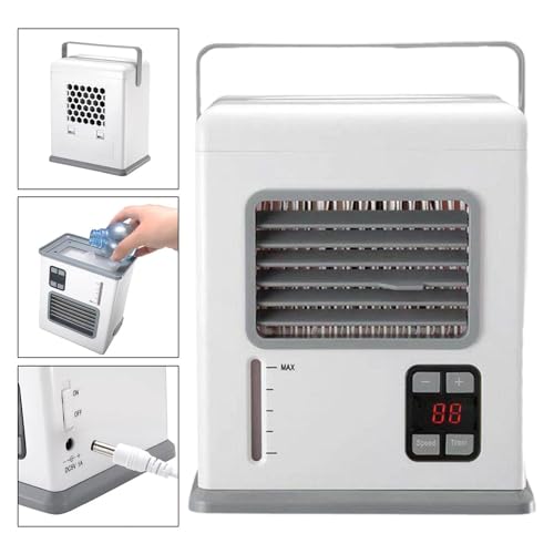 Image of bnf Portable Air Conditioner Evaporative Air Cooler Fan Quiet for Home Work Desk | Home Improvement | Heating, Cooling & Air | Portable Fans