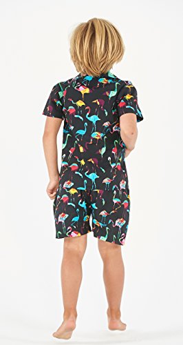 Image of Boys' Aloha Luau Shirt Cabana Set in Signature Prints | 100% Cotton; Button Front Shirt; Signature Tropical Prints; Lightweight Comfort; Vacation Ready