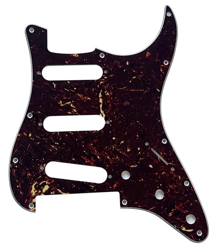 Fender Player Stratocaster �t���C�h ���[�Y SSS �X�^�C�� �M�^�[ �s�b�N�K�[�h �X�N���b�` �v���[�g (4 �v���C �u���E�� �ׂ��b)