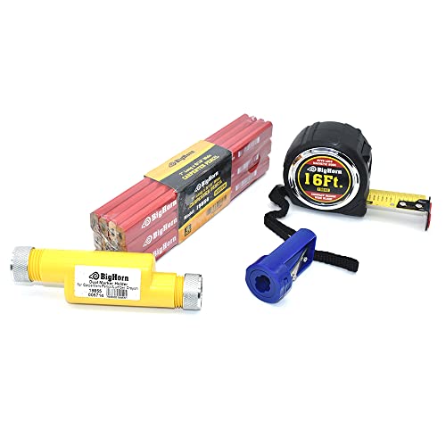 Kit herramientas Big Horn con cinta métrica de 16 ft miniatura 1