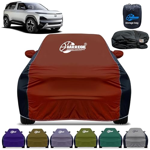 Image of Car Cover for Tata Sierra Ev All-Weather & Scratch Protection with Mirror & Antenna Pockets | Washable Fabric | Custom Fit | Premium Multicolor | We Send Any One Color from Showing Image