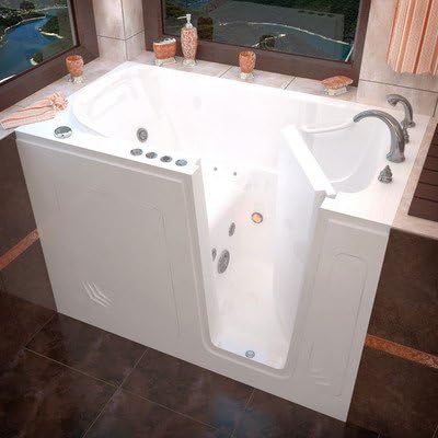 Therapeutic Tubs Buena Vista Whirlpool and Air Bath Tub in White