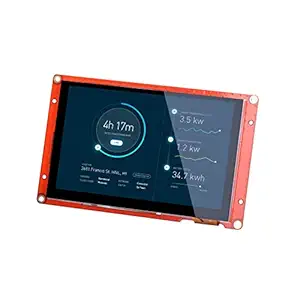Nextion 5.0 Intelligent HMI Display Module NX8048P050-011C Capacitive LCD-TFT Touch Screen 800 * 480, Support Video Audio Animation Play Functions and RTC.
