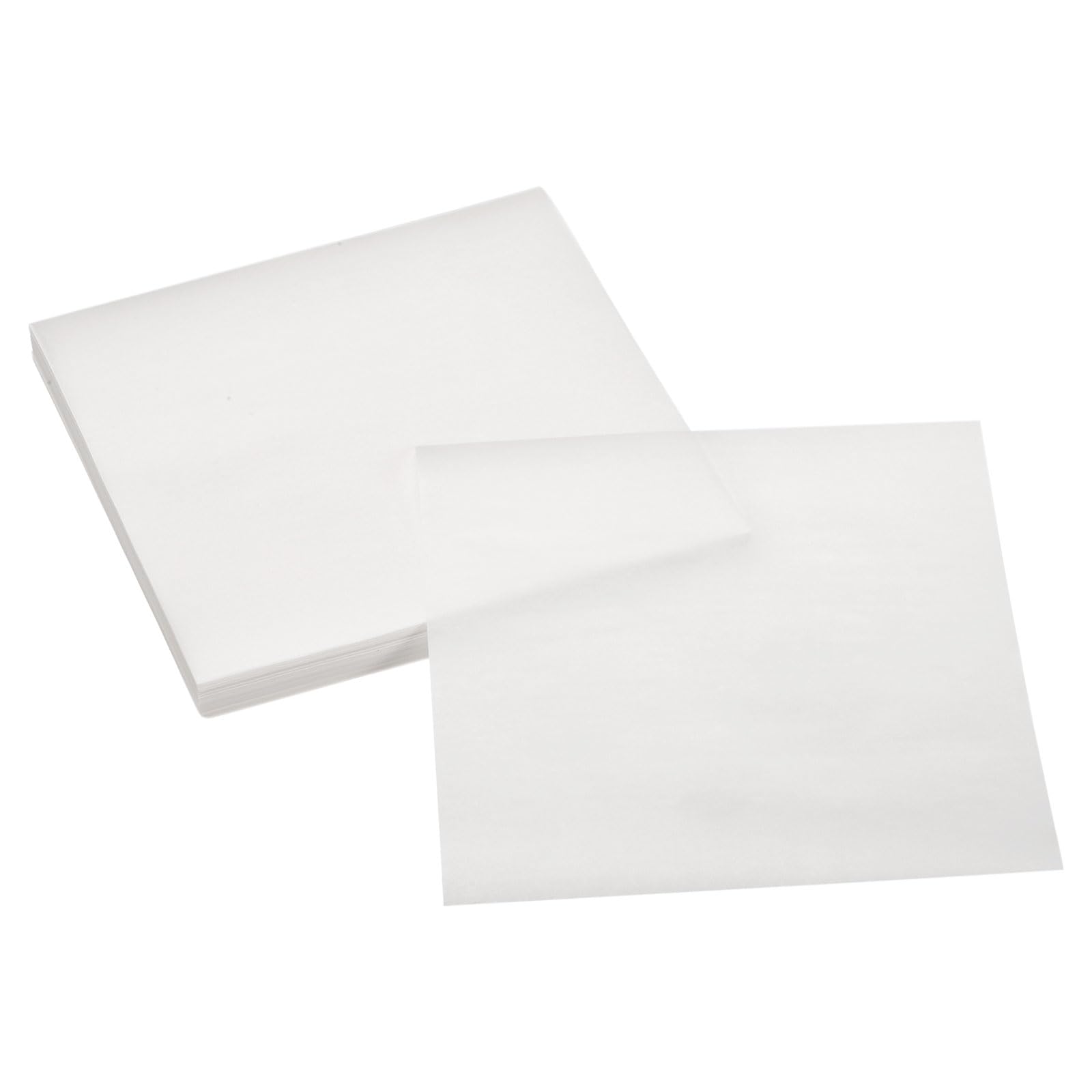 uxcell 200Pcs Air Fryer Parchment Paper, 4-3/4 Inch Square Air Fryer Liner, Non-Stick Steamer Liners for Oven, Microwave, Steaming Basket, White