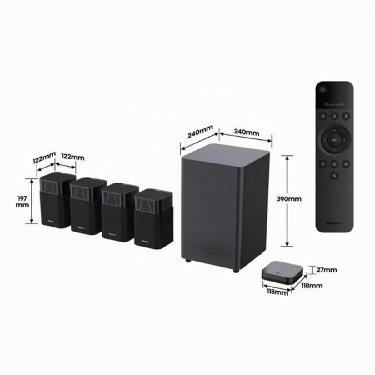 Soundbar Hisense HT SATURN Nero