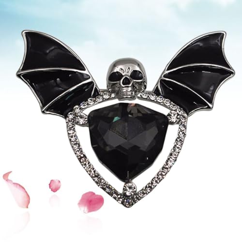 PACKOVE Fledermaus Gothic Brosche Mode Party Pin Für Frauen Halloween Dekorative Weiß K