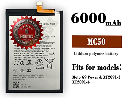 Image of Original MC50 Battery for Motorola G9 Power XT2091 XT2091- Battery with 6 Month Warranty ****(G000237)